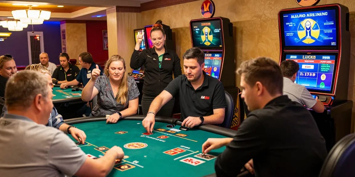 Luck 8 community-focused casino experience with professional staff providing trusted gaming services and live interactions.