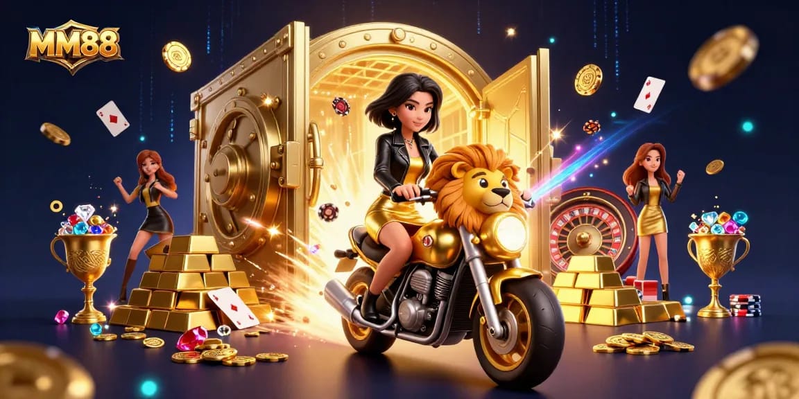 Experience thrilling wins at MM88 with festive gaming elements and dazzling treasures.