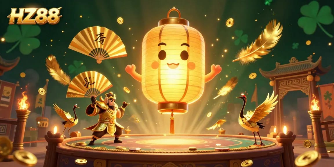 Experience thrilling gameplay at HZ88, showcasing an enchanting night market casino full of excitement.