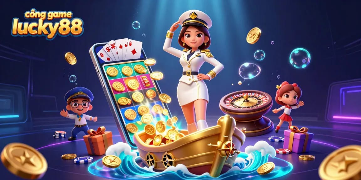 Engage in thrilling casino fun at cổng game lucky88 with vibrant slot games and golden treasures.