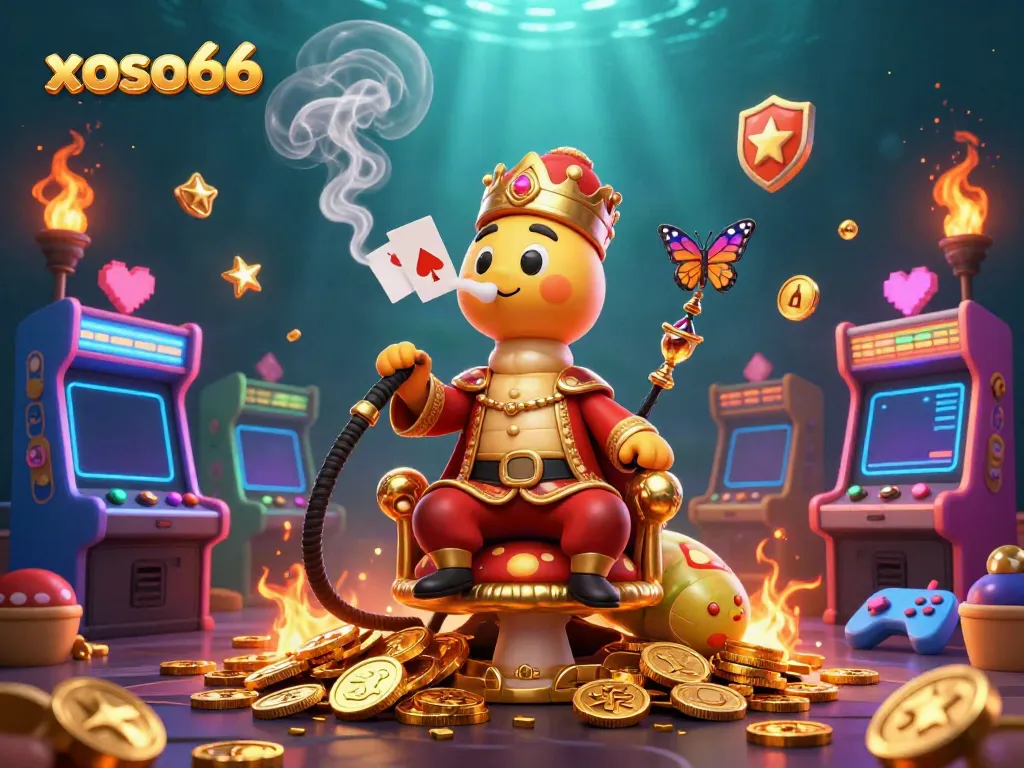 Experience thrilling gameplay with xoso66, showcasing a vibrant casino scene in a rich underwater backdrop.