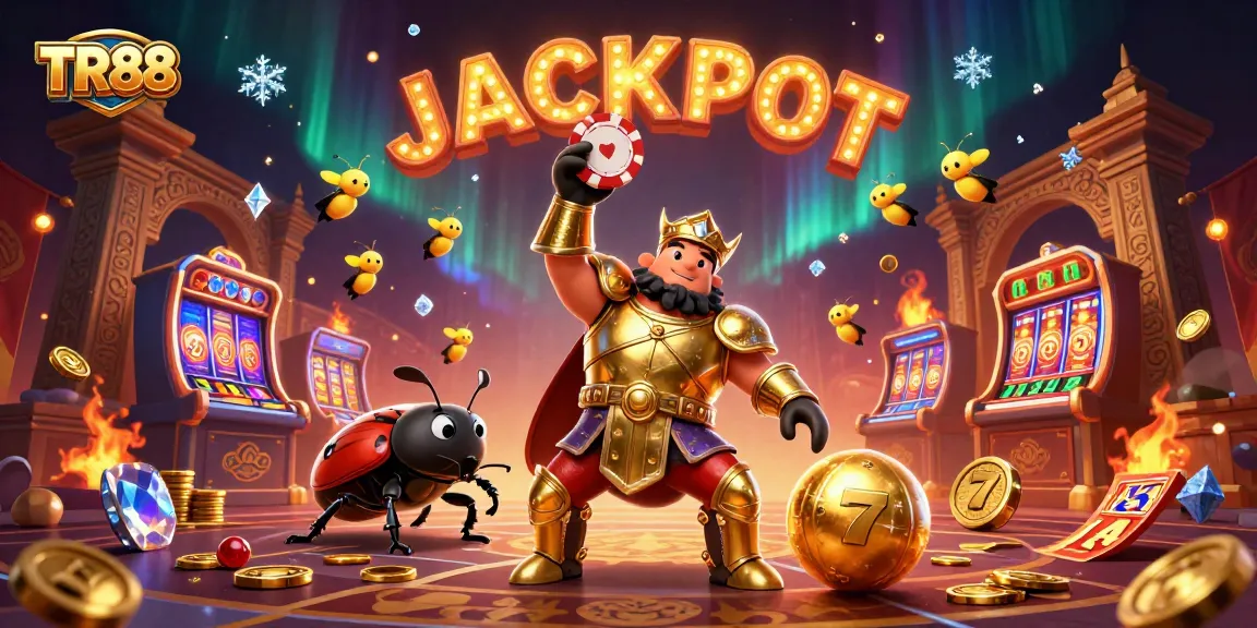 Experience thrilling casino excitement with TR88, featuring winning poker and jackpot action in vibrant settings.