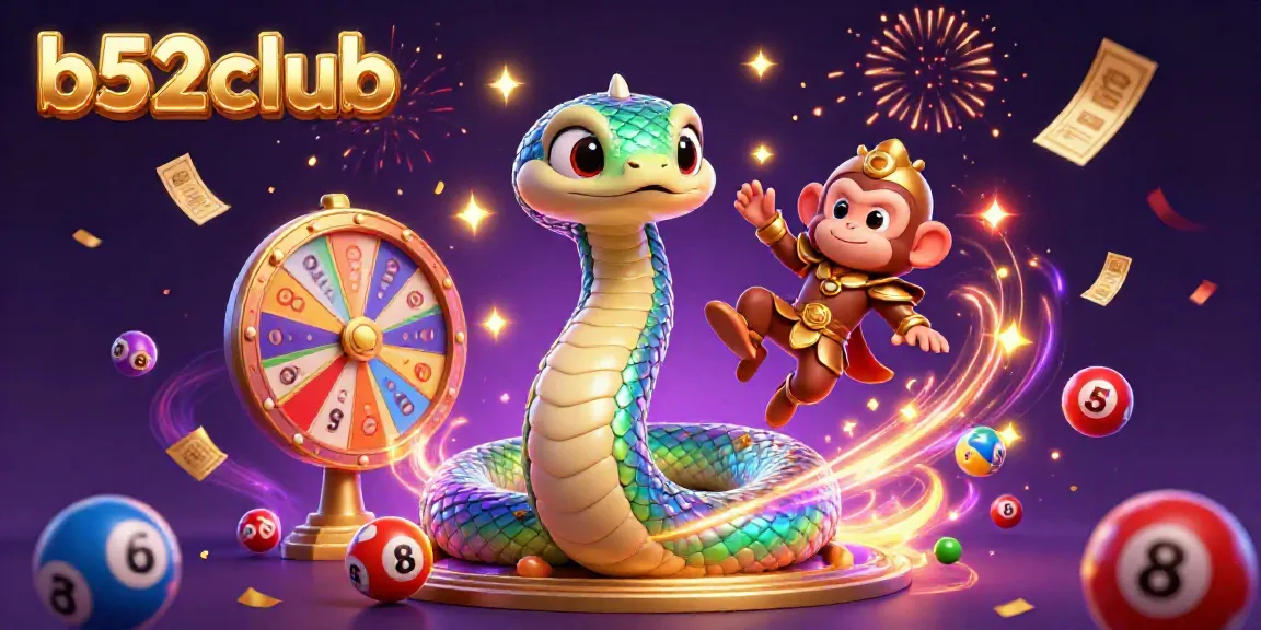 Experience the thrill of b52club with vibrant gaming elements in a magical casino scene.
