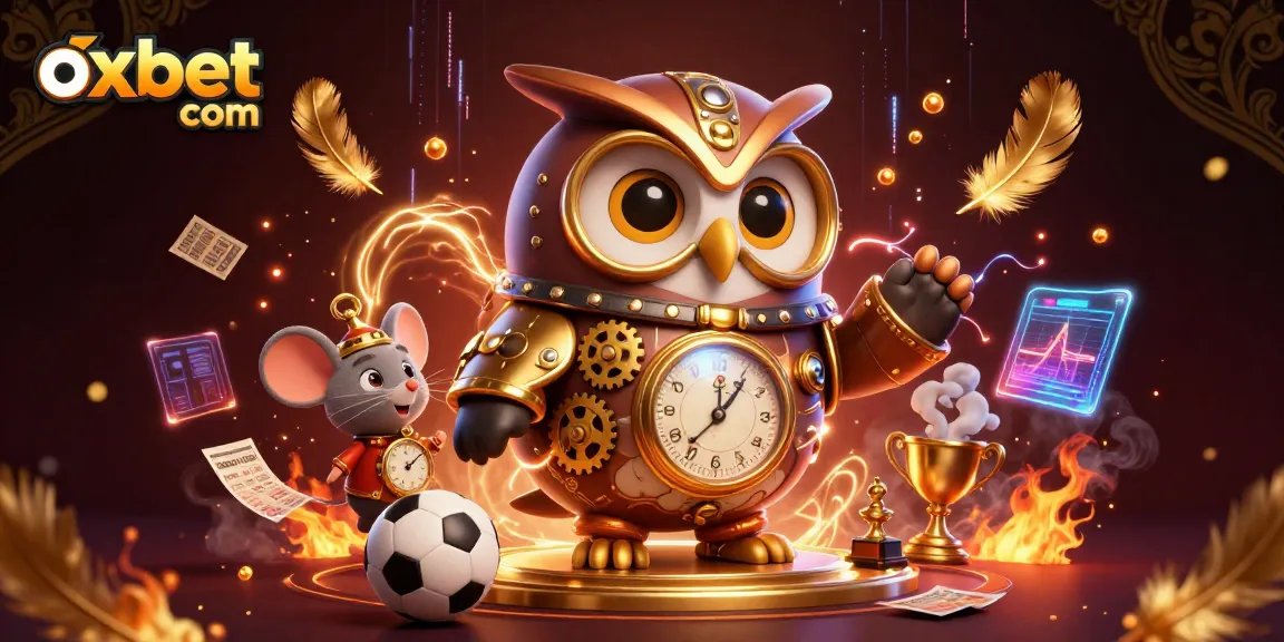 Experience the thrill of betting at OXBET com with a vibrant casino illustration showcasing sports and gaming action.