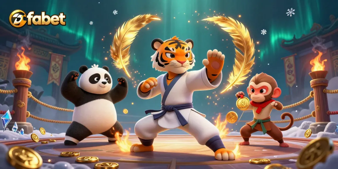 Experience thrilling gameplay with fabet in an action-packed 3D casino scene.
