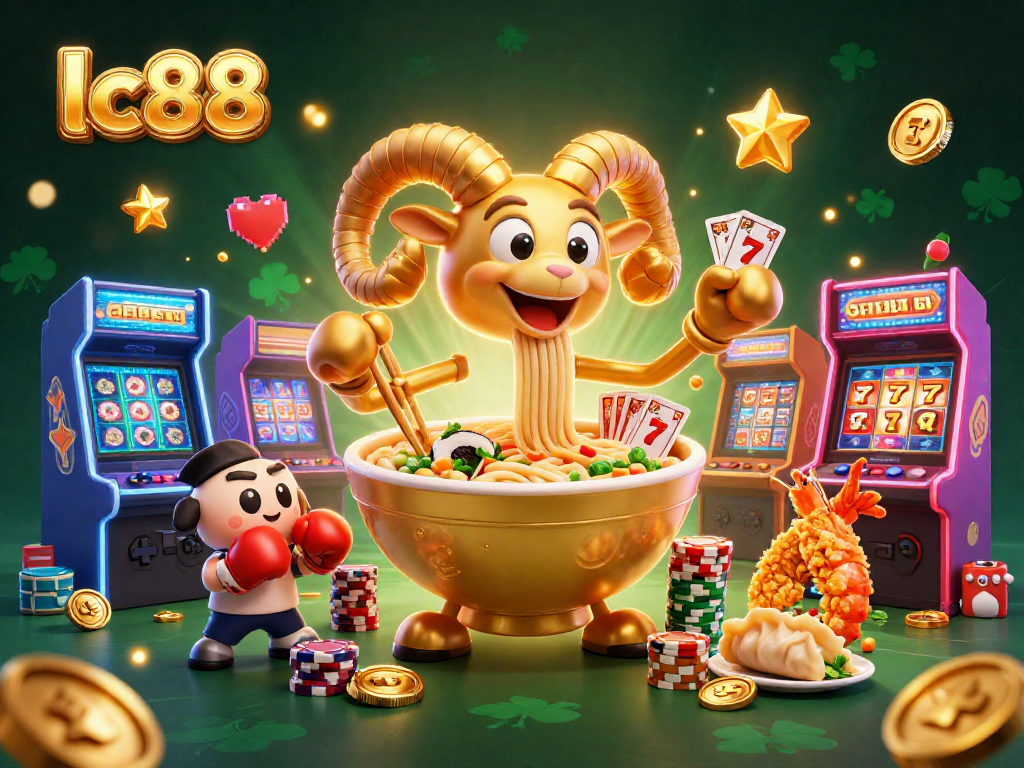 Join the action with lc88 and a vibrant casino-style scene featuring colorful game elements.