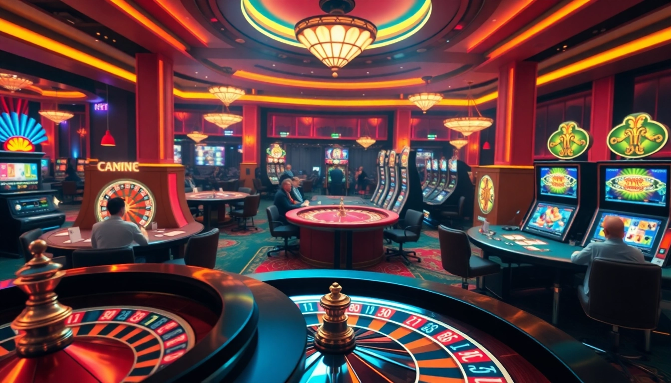 Experience the thrill of winning at https://goal123.work/ in this luxurious online casino scene.