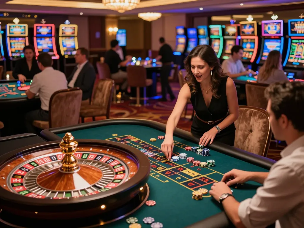 Players engaged in the thrilling action of roulette, discovering winning strategies with DA88 opportunities