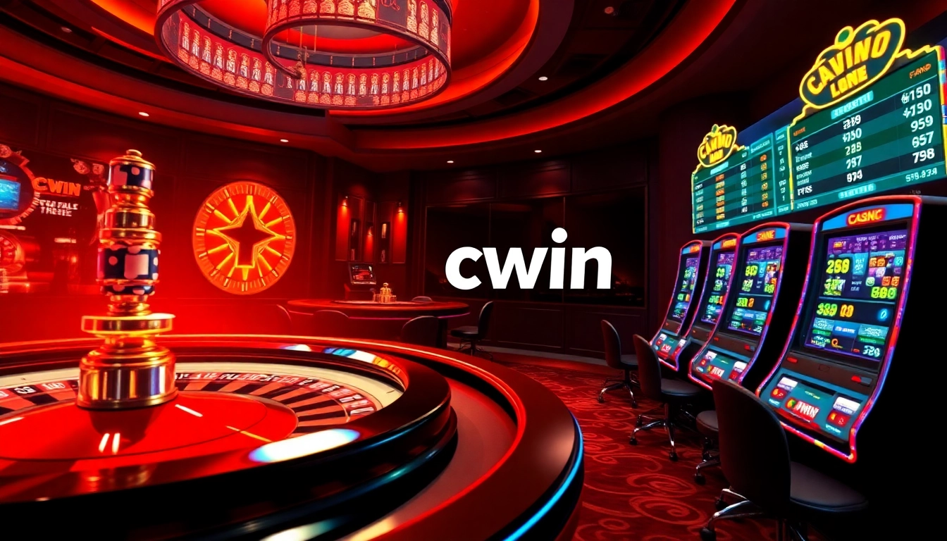 Cwin offers thrilling gambling experiences at vibrant casino tables and exciting slot machines.