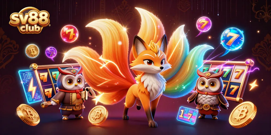 Experience thrilling gameplay at sv88 club with vibrant slot games and mystical characters.