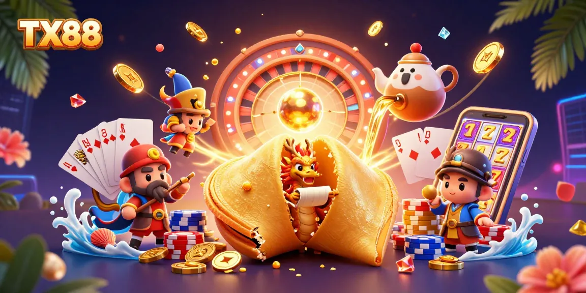 Engage in fortune with TX88, where golden crumbs and coins enhance your gaming experience.
