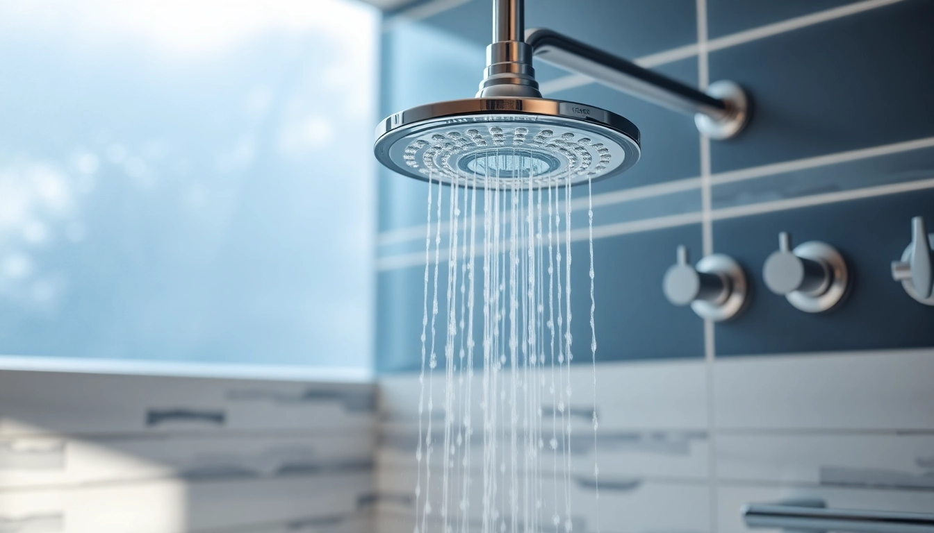 Experience elegant showers Australia in a luxurious modern bathroom showcasing beautiful fixtures and serene ambiance.