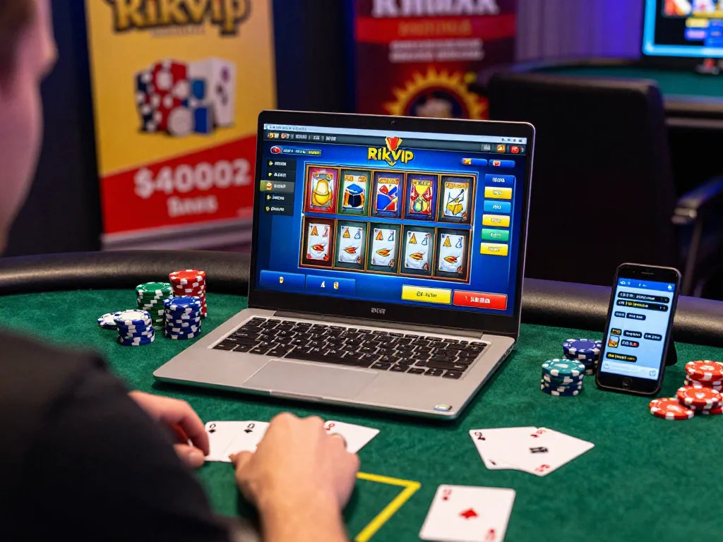 Immersive Rikvip online gaming scene showcasing thrilling gameplay and vibrant graphics