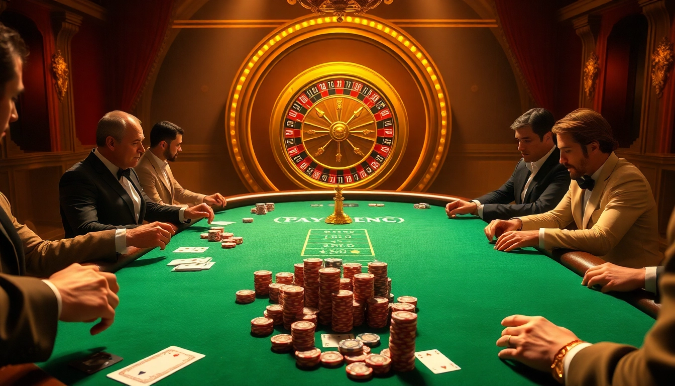 Experience the thrill of gaming at link 79king, featuring poker, roulette, and luxury casino elements.