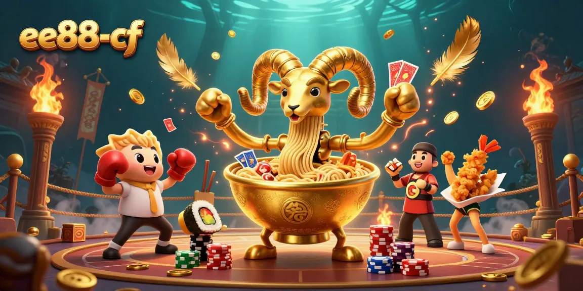 Experience the excitement of ee88-cf with colorful casino characters dealing cards and stacking chips.