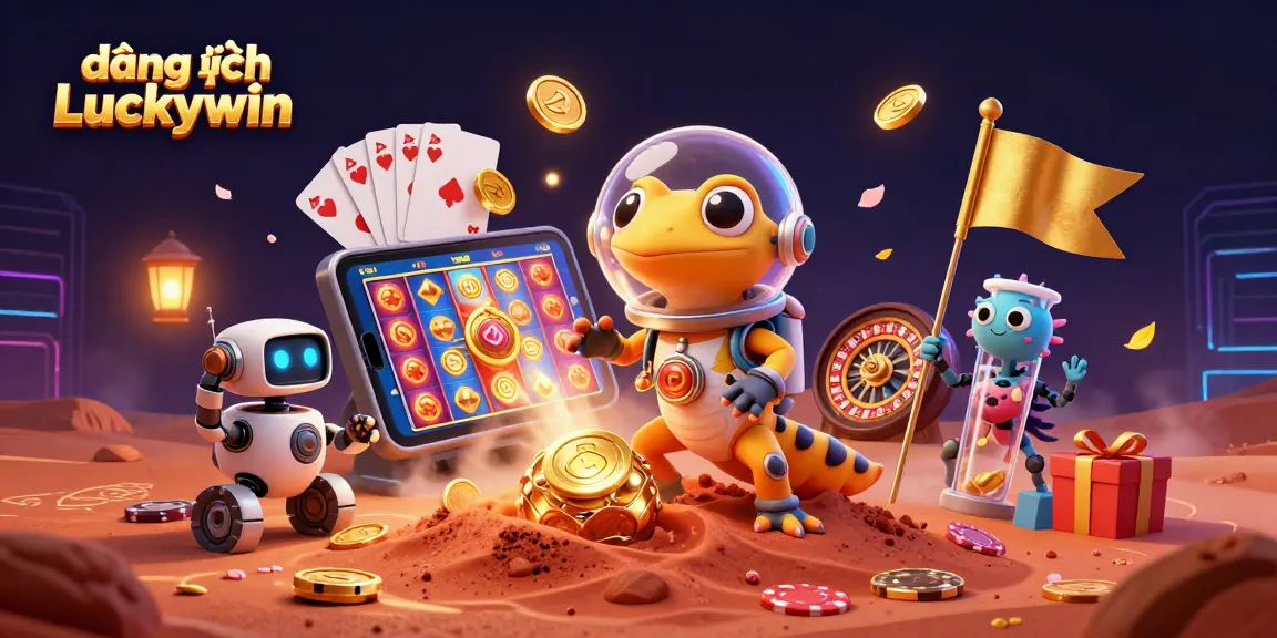 Experience the excitement of đăng nhập Luckywin with vibrant casino elements and thrilling games.