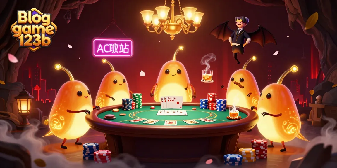 Experience thrilling entertainment at Blog game 123b, illuminated by glowworms in a vibrant cave casino.