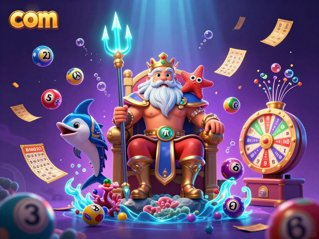 Experience thrilling lottery games with Neptune and samurai at com's vibrant underwater casino.