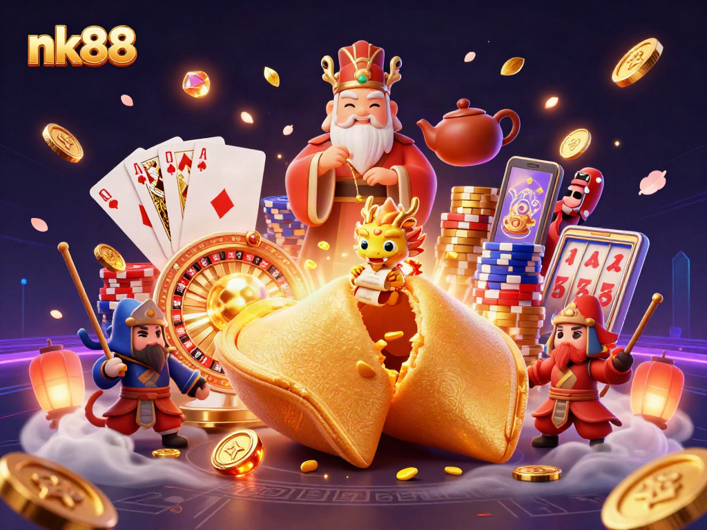 Win big with nk88 at an exciting casino adventure featuring dynamic game elements and characters.