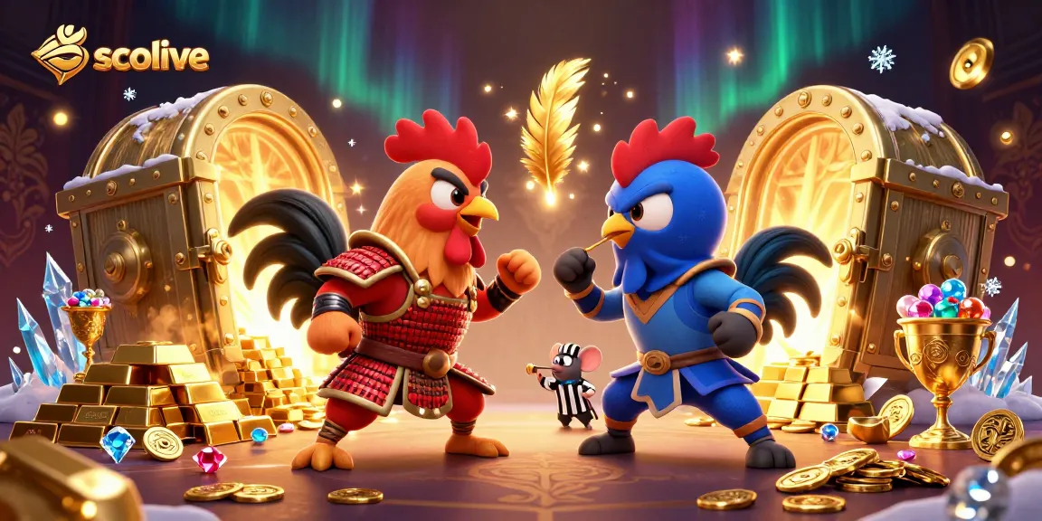 Socolive offers engaging sports betting visuals with exciting roosters and treasure elements