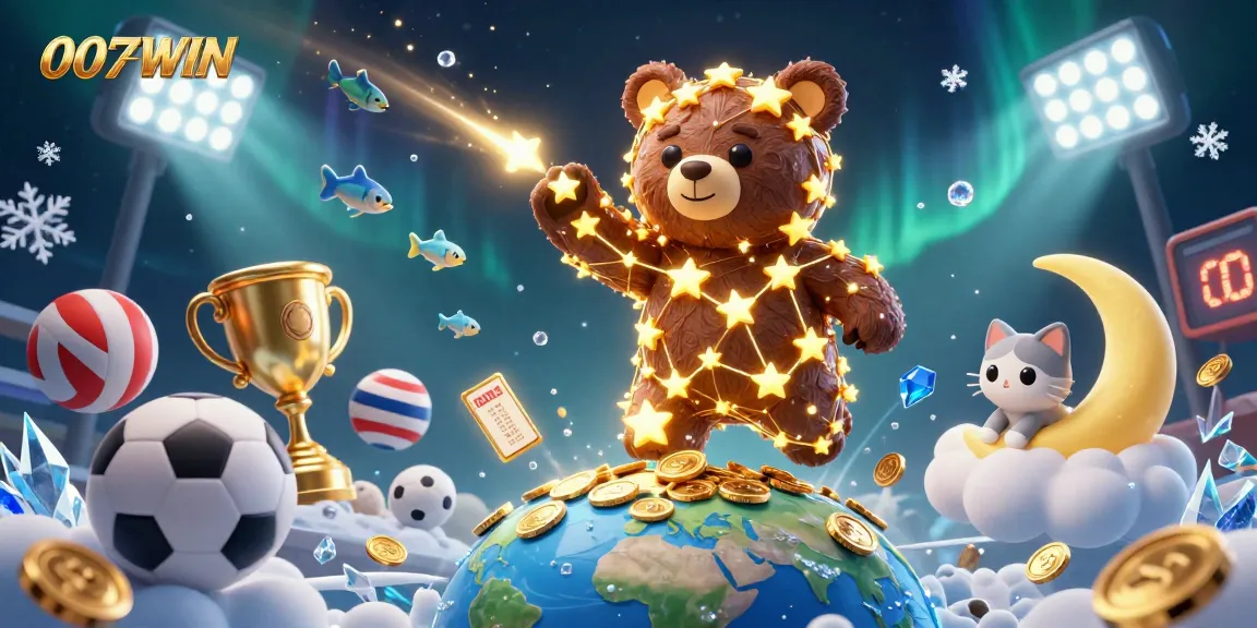 Experience thrilling gameplay at 007WIN with dynamic sports elements, showcasing vibrant casino excitement.