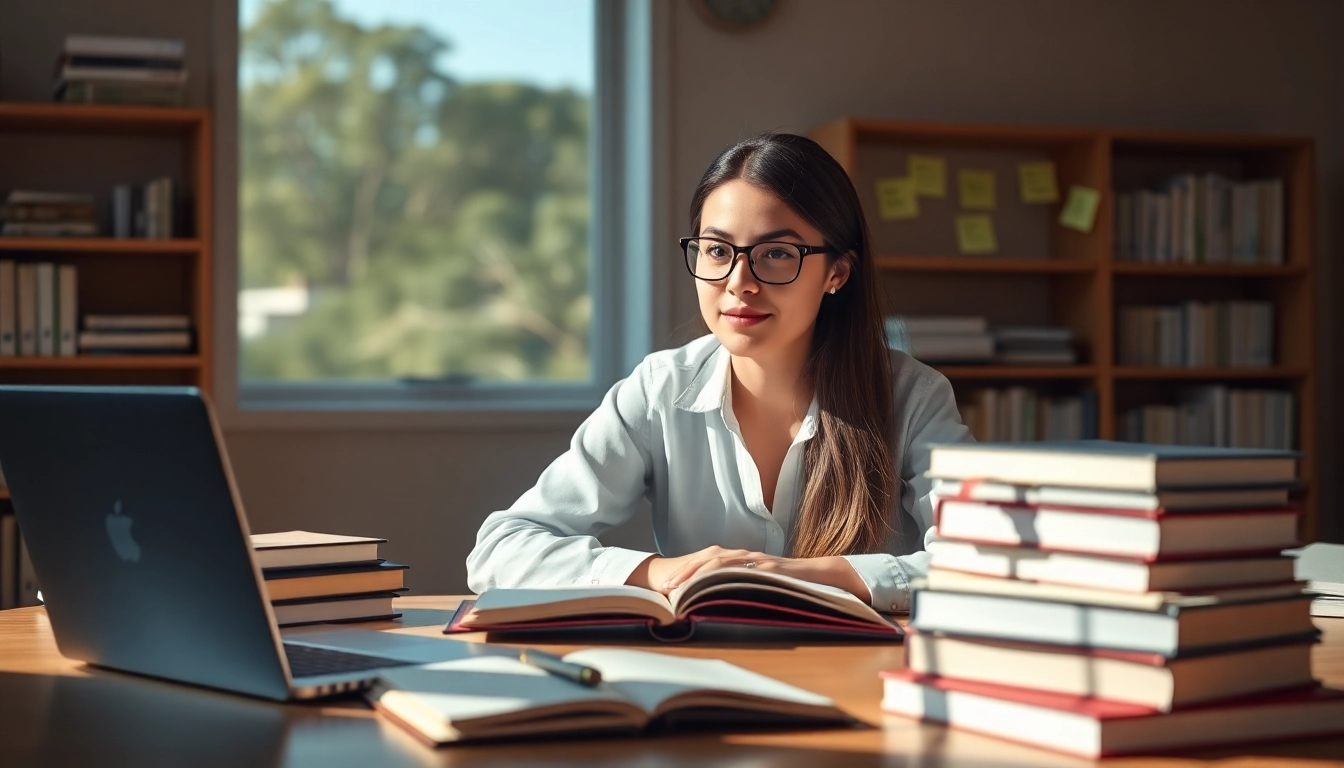 Hire someone to take LSAT for you with a focused student preparing for the exam at a desk.