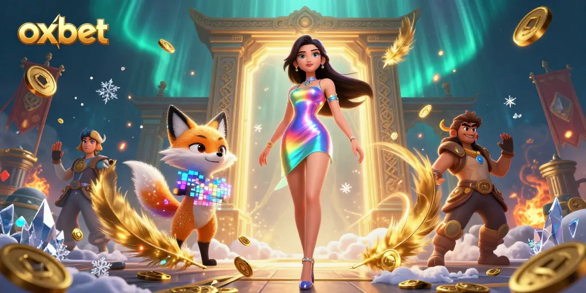 Experience the vibrant world of oxbet with a mesmerizing illustration showcasing dynamic gaming elements.