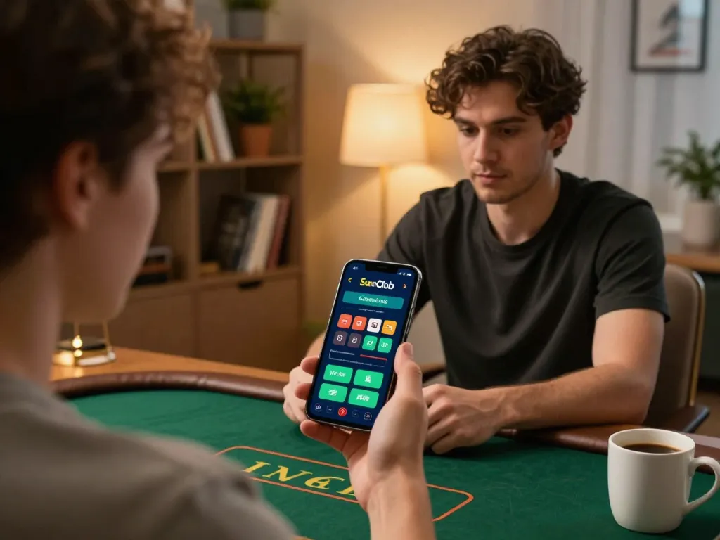 Engaging with the SumClub app for online gambling strategies from a comfortable home setup
