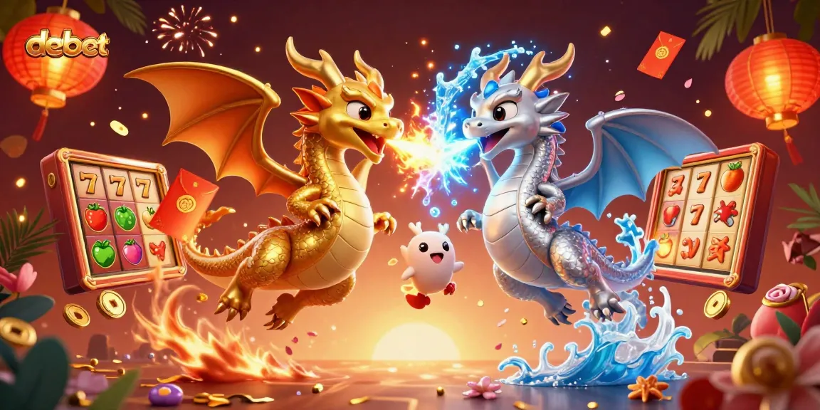 Experience the thrill of winning with debet's enticing casino games illustration.