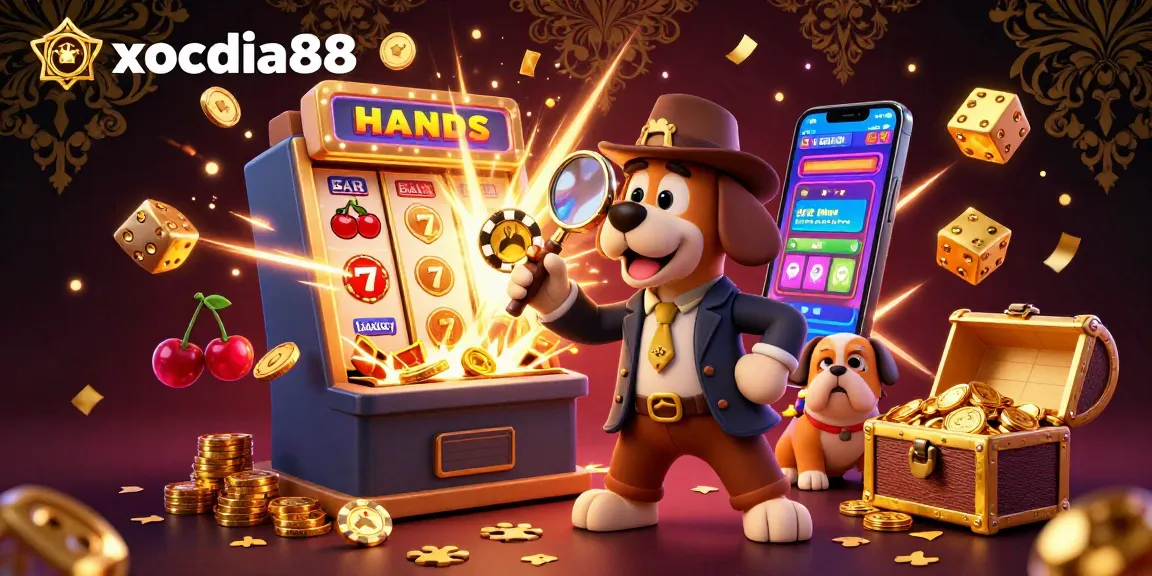 Xocdia88 invites players to uncover hidden treasures in an engaging online casino scene filled with vibrant game elements and excitement.
