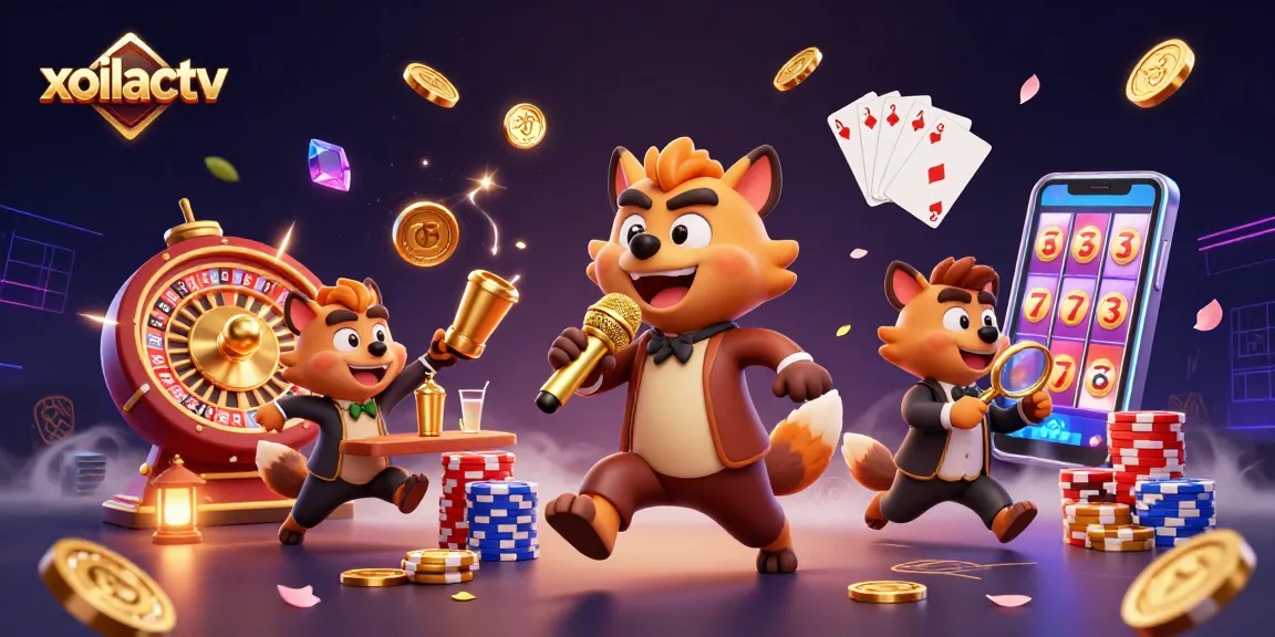 Xoilactv offers a rich gambling experience with hyena characters enjoying comedy and casino fun.