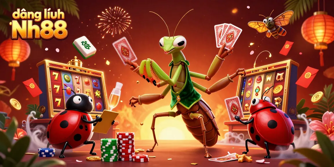 Engage with the vibrant slots experience at đăng nhập Nh88 featuring interacting 3D characters and dynamic gaming elements.