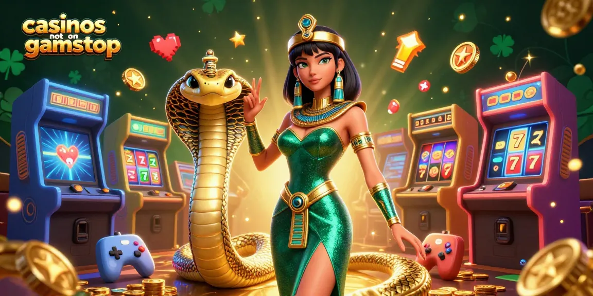 Engage with top casinos not on gamstop in an ultra-detailed 3D scene featuring gaming elements.