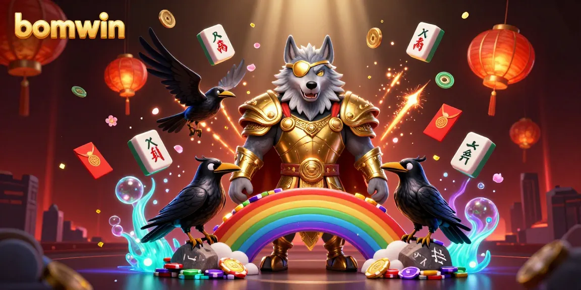 Experience exciting gameplay with bomwin as a 3D cartoon Norse-themed casino scene comes to life.