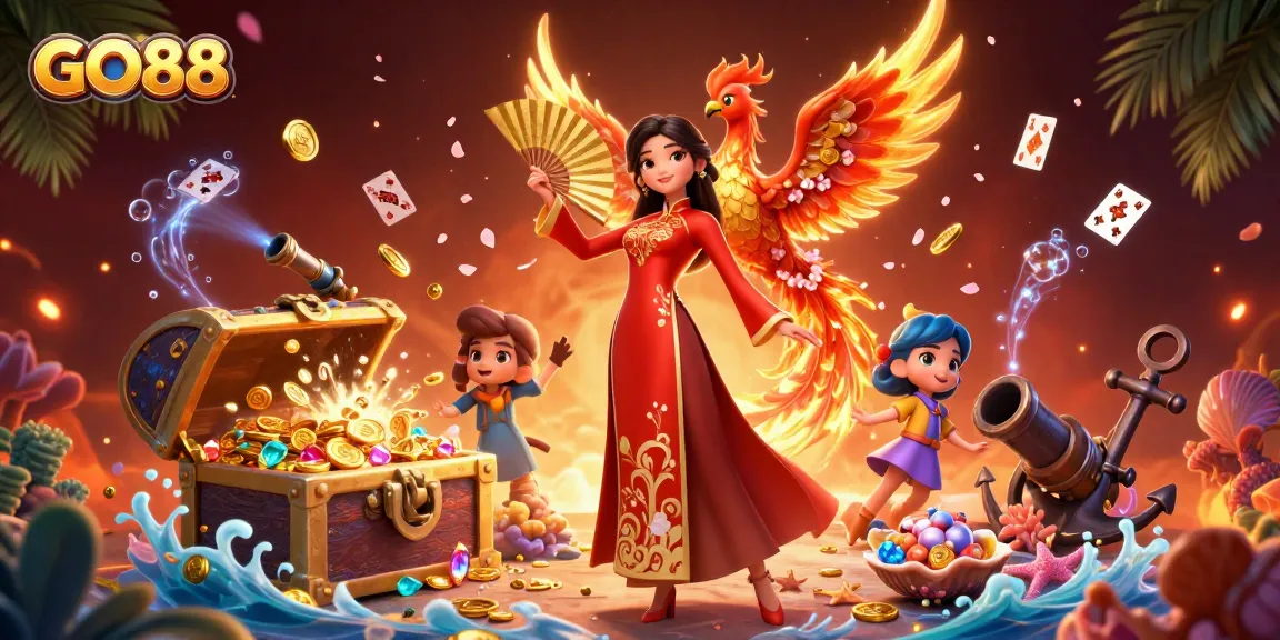 Experience the thrill of GO88 with captivating 3D illumination, showcasing games and elegance.
