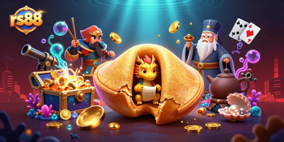 Engage with rs88's captivating online casino realm through this vibrant illustration depicting fortune and adventure.