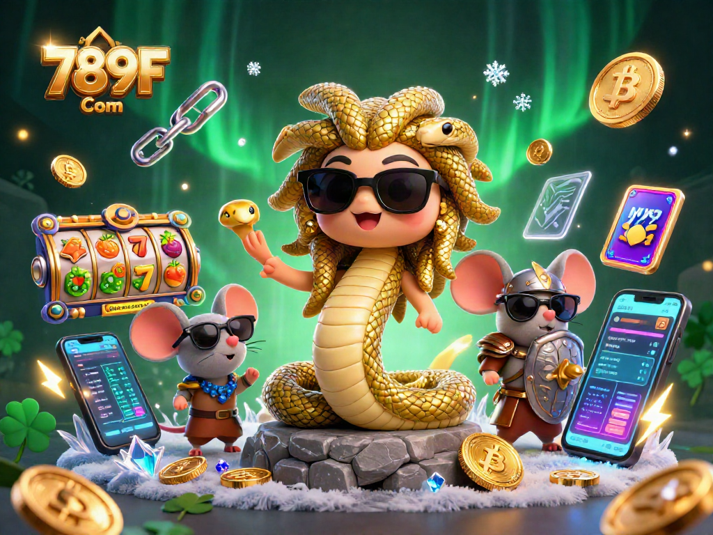 Experience thrilling gameplay at 789F Com with charming characters and dynamic casino elements.