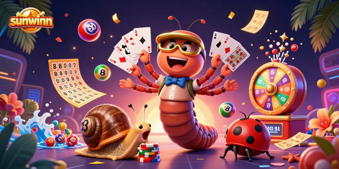 Experience exciting gameplay at sunwinn with vibrant characters and engaging casino elements.