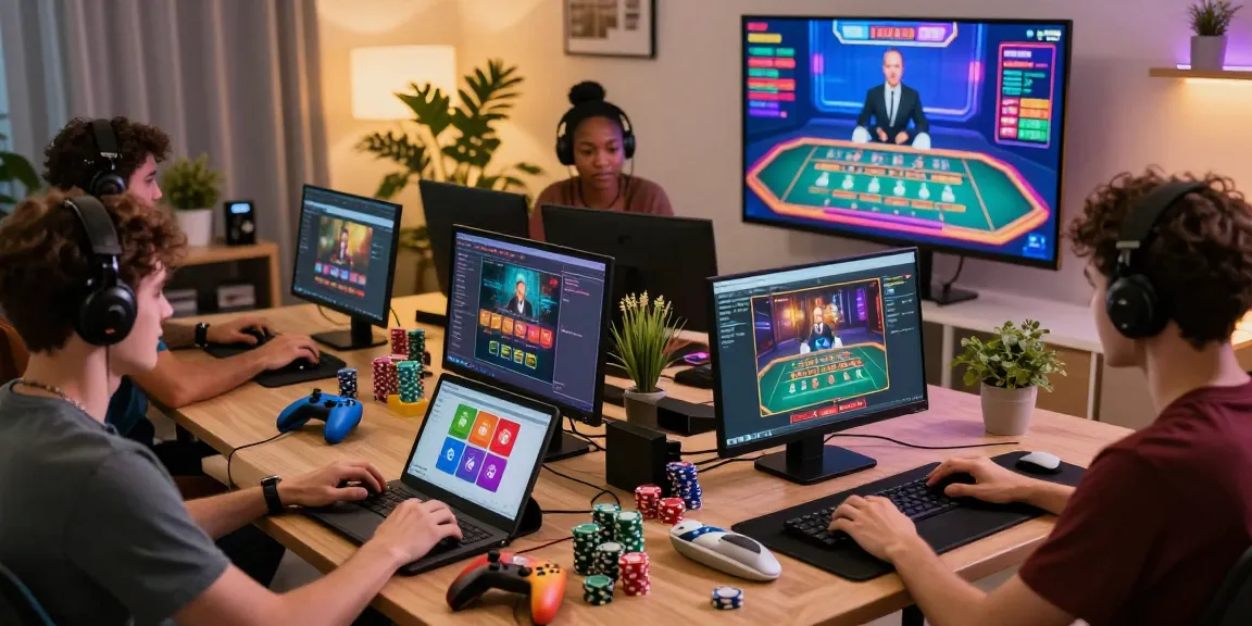 Engaging scene at https://rcnhca.org.uk showcasing players immersed in non UK online casino games with vibrant atmosphere