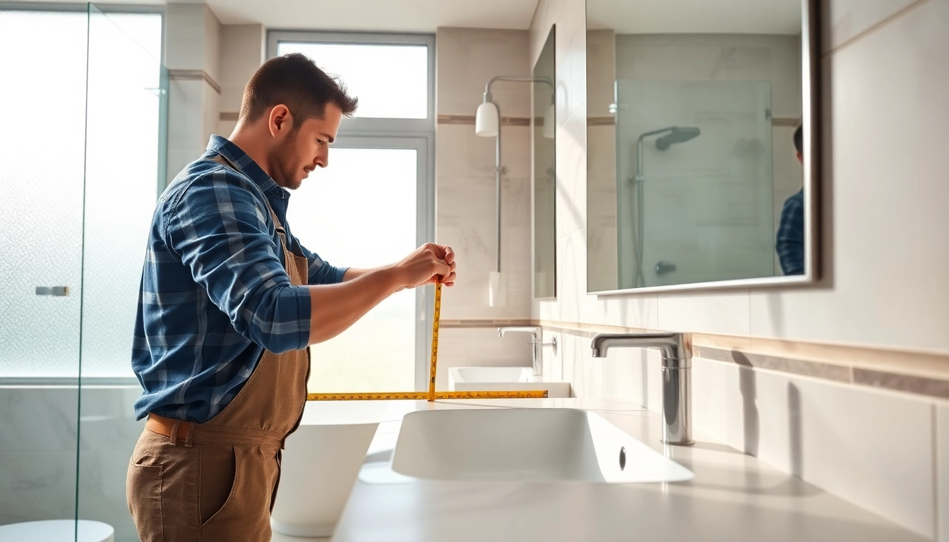 Discover expert bathroom builders near me creating a stunning remodel with elegant fixtures.