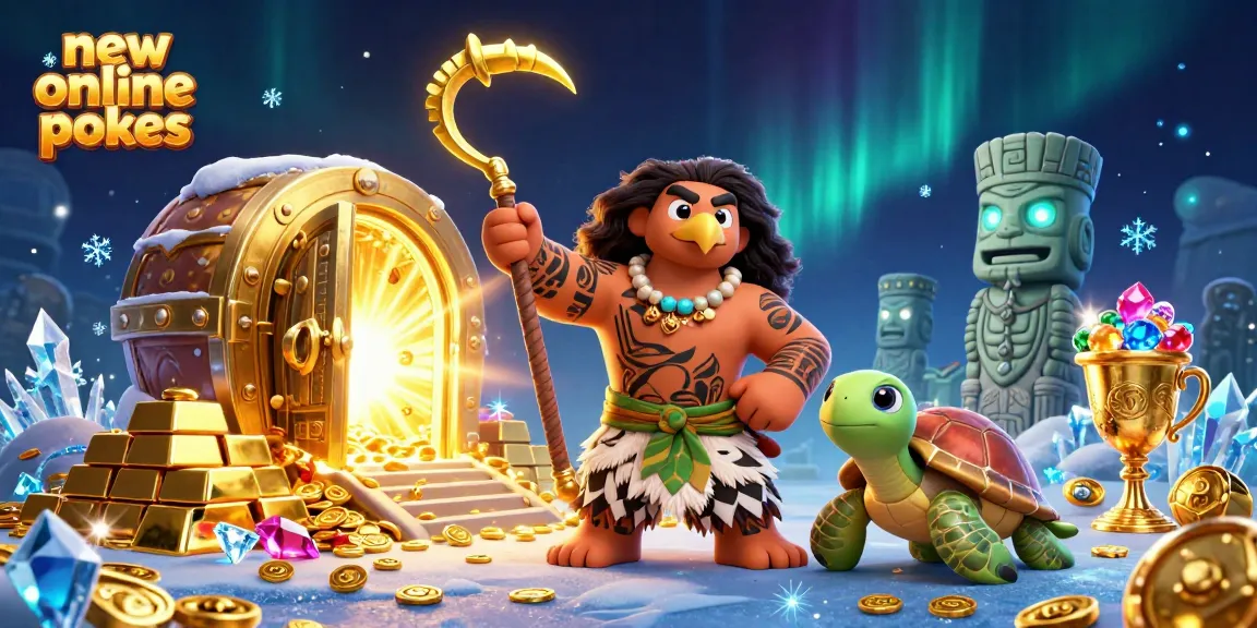 Spin the new online pokies with golden treasures and vibrant characters in a magical setting.