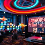 Experience the engaging online gaming scene at ev88win.live with vibrant casino elements and a user-friendly interface.