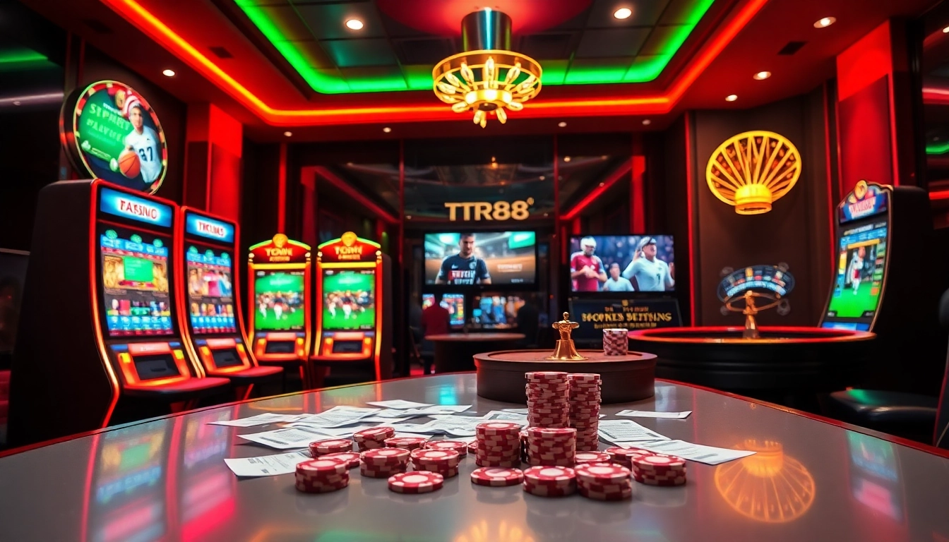 Experience the excitement of thể thao TR88 with high-stakes betting on live sports events.