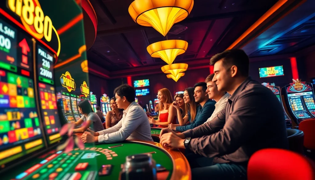 Engaging online gambling experience at Hi88 showcases diverse players and exciting games, stimmgewitter.org.