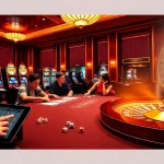 Experience thrilling gaming with mb66.nyc's vibrant casino atmosphere, showcasing poker, roulette, and exciting slots.
