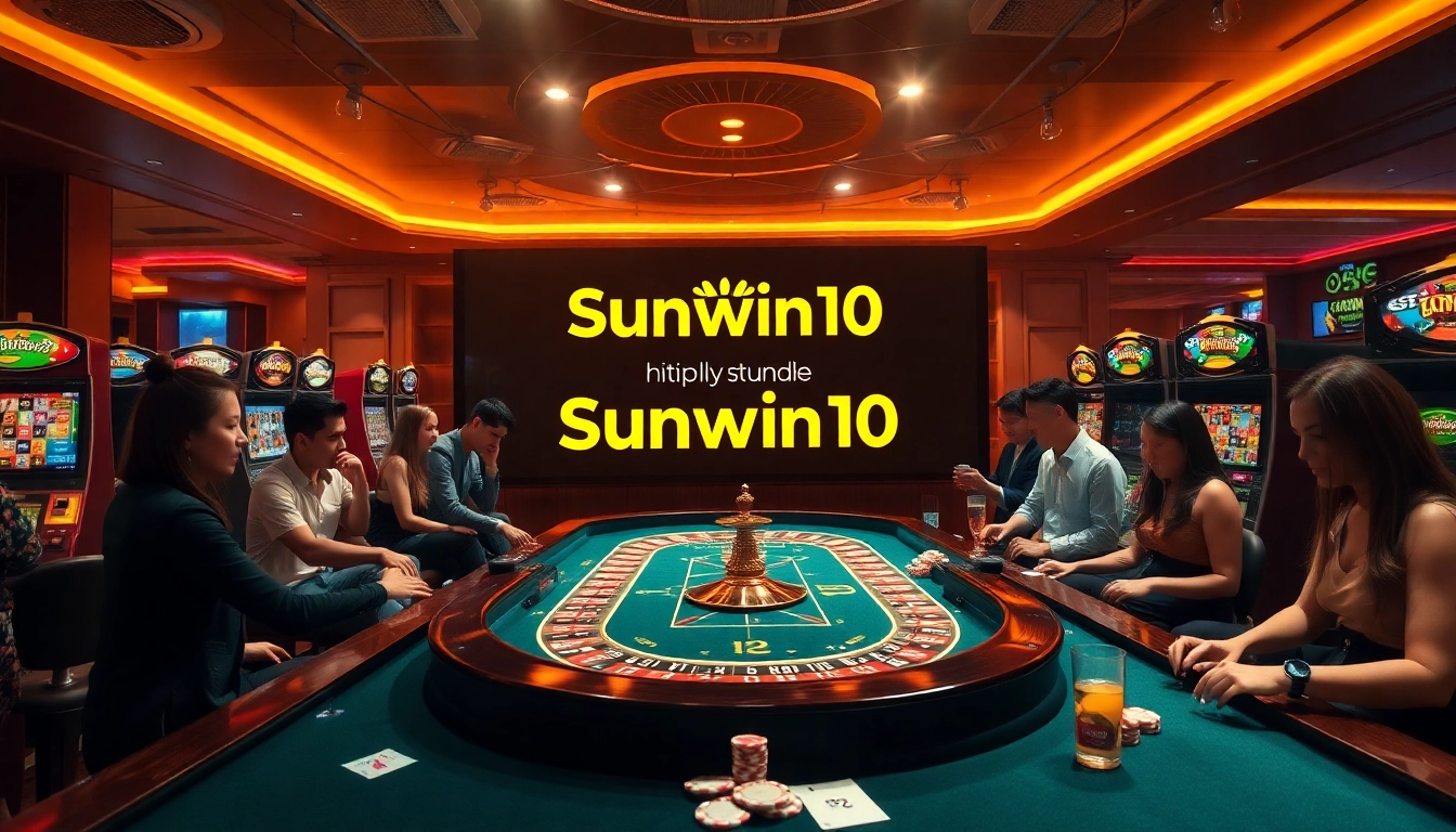 Winning at the casino table with excitement and luxury displayed on https://sunwin10.de.com/