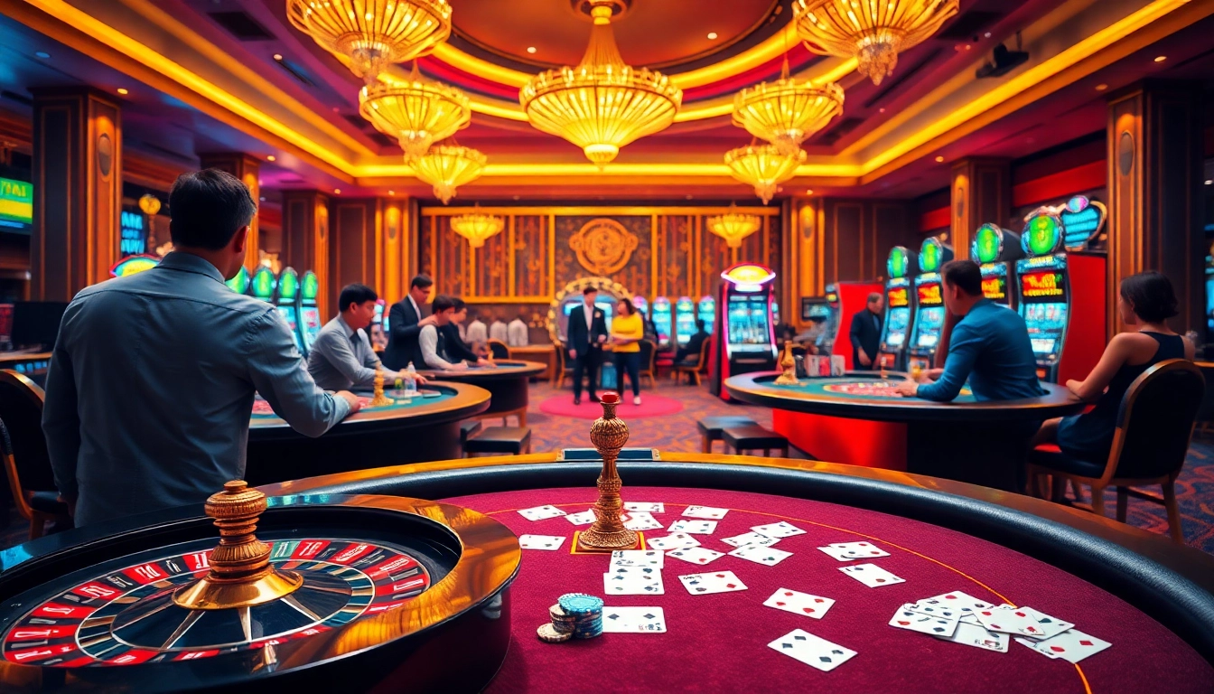 Experience the thrill of gambling at vào lưới with exciting casino games and vibrant atmosphere.