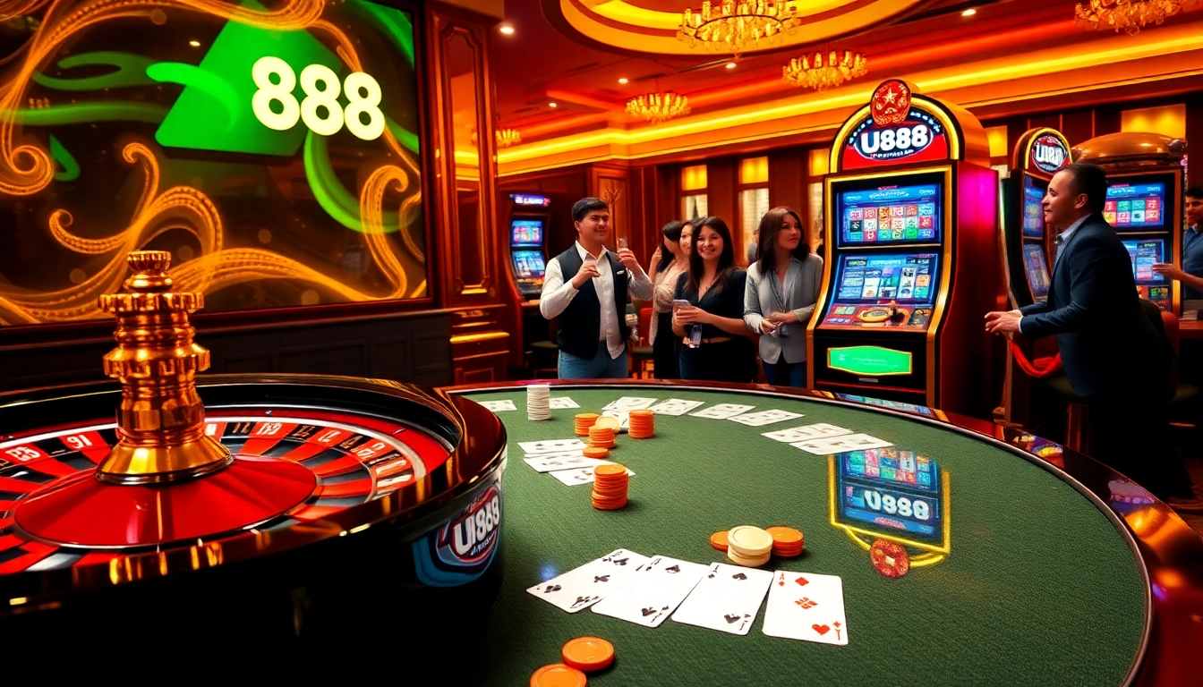 Engage with the thrilling world of UU88 casino gambling featuring poker, roulette, and slots.