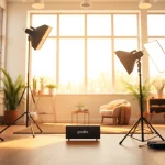 Showcasing the goodlite, a modern lighting solution for bright and inviting environments.