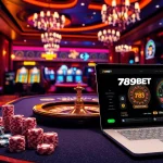 Visually experiencing excitement with the 789BET Link mới in a vibrant casino atmosphere.